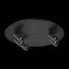 Ygo Plafonnier NYSAL Rond 5Del. Zwart| Plafonniers