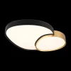 Ygo Plafonnier RISE XL Met. Mat Zwart/Goud| Plafonniers
