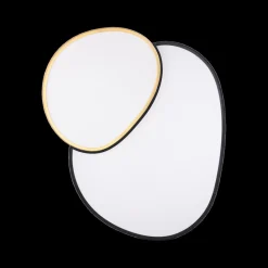 Ygo Plafonnier RISE XL Met. Mat Zwart/Goud| Plafonniers