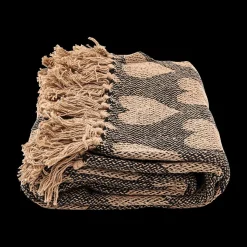 Ygo Plaid HARTS Beige/Zwart| Sierkussens & Plaids