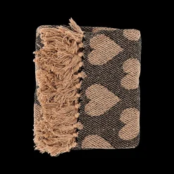 Ygo Plaid HARTS Beige/Zwart| Sierkussens & Plaids