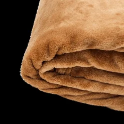 Ygo Plaid MICROF. G.Luxe 150 Camel| Sierkussens & Plaids