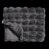 Ygo Plaid RABBIT Fake Fur Grijs| Sierkussens & Plaids