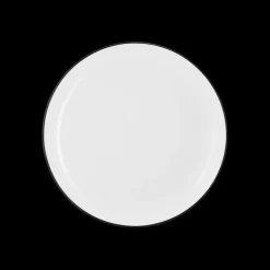 Ygo Plat Bord SEPS Wit/Rand Zwart| Servies