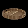 Ygo Plateau ACARA Rnd Acacia Bruin| Tafelaccessoires
