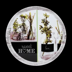 Ygo Plateau HERBS Mel. Groen/Multi Rond| Tafelaccessoires