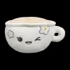 Ygo Pluche KAWAII Koffietas Wit/Beige| Decoratieve Accessoires|Accessoires
