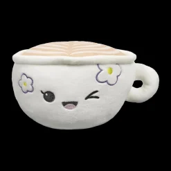 Ygo Pluche KAWAII Koffietas Wit/Beige| Decoratieve Accessoires|Accessoires