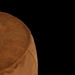 Ygo Poef NOVARA Preston Cognac| Poufen & Voetenbanken