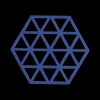 Ygo Potonderz. TRIANGLES Sil. Indigo| Potten & Pannen
