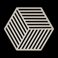 Ygo Potonderzetter HEXAGON Sil. Warm Grey| Potten & Pannen