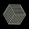 Ygo Potonderzetter HEXAGON Sil. Rosemary| Potten & Pannen