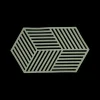 Ygo Potonderzetter HEXAGON XL Sil. Rosemary| Potten & Pannen