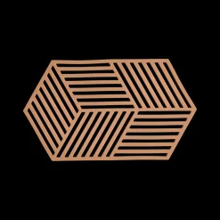 Ygo Potonderzetter HEXAGON XL Sil. Light Terra| Potten & Pannen