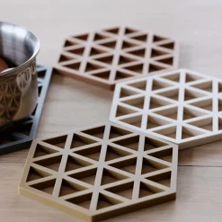 Ygo Potonderzetter TRIANGLES XL Sil. Light Terra| Potten & Pannen