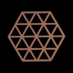 Ygo Potonderzetter TRIANGLES Sil. Almond| Potten & Pannen