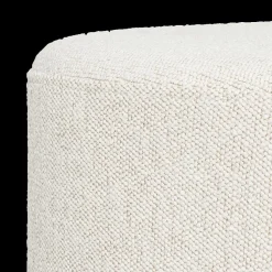 Ygo Pouf ADA Organisch Bouclé Naturel| Poufen & Voetenbanken
