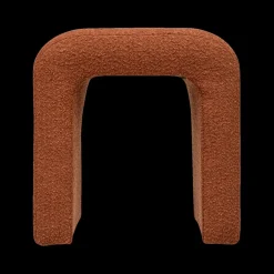 Ygo Pouf SEVGIR U-vorm Bouclé Terracotta| Poufen & Voetenbanken