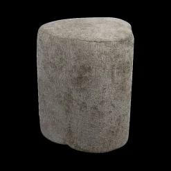 Ygo Pouf THIESLI Organisch Taupe| Poufen & Voetenbanken