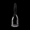 Ygo Pureestamper PUREE Plooi Inox Zwart| Kookaccessoires|Bakaccessoires