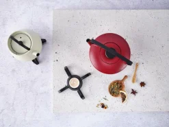 Ygo Rechaud HOBBE Gietijzer Zwart| Koffie & Thee