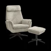 Ygo Relaxfauteuil JOANNA met poef| Relaxen