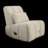 Ygo Relaxfauteuil RONALDO Ribfluweel Greige| Fauteuils