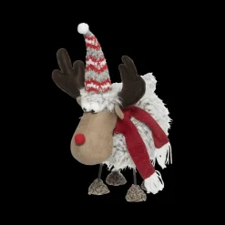 Ygo Rendier DONNER Pluche Staand met Muts| Kerst