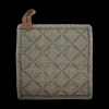 Ygo S/2 Pannenlap MYRNA Olive Green| Keukenlinnen