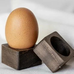 Ygo S/4 Servetring INIO Hout Bruin| Tafelaccessoires
