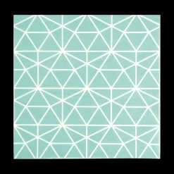 Ygo S/20 Serviet GEOMETRIE Mint| Tafellinnen & -Textiel