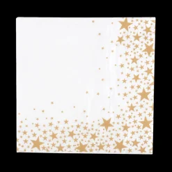 Ygo S/20 Serviet STARLING Wit/Goud| Tafellinnen & -Textiel