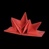 Ygo S/12 Serviet ZELMIA Geplooid Rood| Tafellinnen & -Textiel