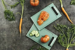 Ygo S/2 Snijplank FRESSO RH Pastelgroen| Keukenaccessoires|Kookaccessoires
