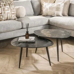 Ygo Salontafel Set van 2 ANETA Organisch| Salontafels & Bijzettafels