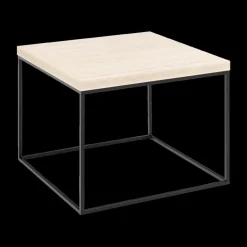 Ygo Salontafel AGNES Travertijnlook 60x45| Salontafels & Bijzettafels