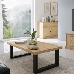 Ygo Salontafel CASTELLO 130x65 Lichte Eik| Salontafels & Bijzettafels