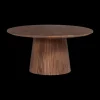 Ygo Salontafel DOMINGO Mango Lichtbruin Ø80| Salontafels & Bijzettafels