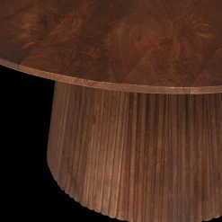 Ygo Salontafel DOMINGO Mango Lichtbruin Ø80| Salontafels & Bijzettafels