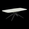 Ygo Salontafel DOMINIK 130x46 Keramiek Wit/Cognac| Salontafels & Bijzettafels