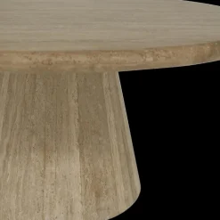 Ygo Salontafel ECHO Ø90 Travertin| Salontafels & Bijzettafels