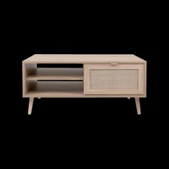 Ygo Salontafel EIVISSA Sonoma Eik/Riet| Salontafels & Bijzettafels