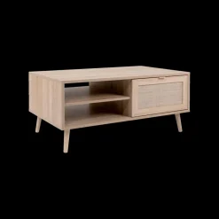 Ygo Salontafel EIVISSA Sonoma Eik/Riet| Salontafels & Bijzettafels