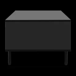Ygo Salontafel ERNESTO 2xNIS-D B 110 Artisan Eik/Zwart| Salontafels & Bijzettafels