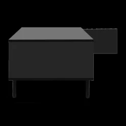 Ygo Salontafel ERNESTO 2xNIS-D B 110 Artisan Eik/Zwart| Salontafels & Bijzettafels