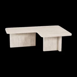 Ygo Salontafel ISANDRO 2Del. 120x120 Decor Travertin| Salontafels & Bijzettafels