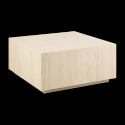 Ygo Salontafel LIVA Travertijnlook Vierkant 90| Salontafels & Bijzettafels