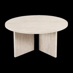 Ygo Salontafel MAERIS Ø90 Decor Travertin| Salontafels & Bijzettafels