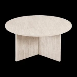 Ygo Salontafel MAERIS Ø90 Decor Travertin| Salontafels & Bijzettafels