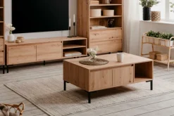 Ygo Salontafel MARE Artisan eik/zwart| Salontafels & Bijzettafels